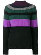 Victoria Victoria Beckham Colour-block Sweater - Black