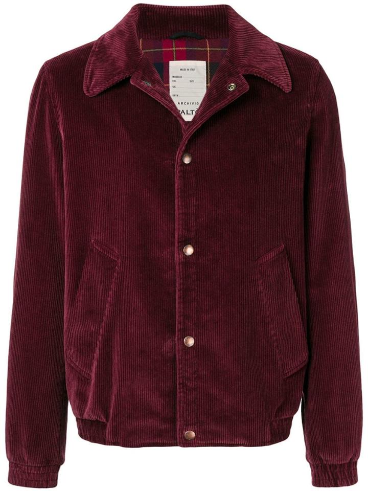 Paltò Lightweight Corduroy Jacket - Red