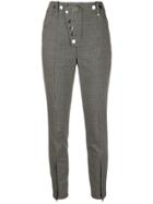Alexander Wang Houndstooth Cropped Trousers - Grey