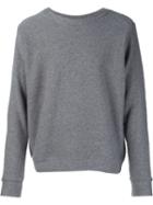 The Elder Statesman Cashmere 'herring' Crew Jumper, Adult Unisex, Size: Medium, Brown, Cashmere