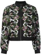 Giambattista Valli - Floral Embroidered Jacket - Women - Silk/cotton/polyamide/polyester - 42, Black, Silk/cotton/polyamide/polyester