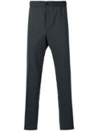 Z Zegna - Slim-fit Tailored Trousers - Men - Spandex/elastane/wool - 52, Grey, Spandex/elastane/wool