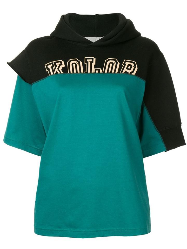 Kolor Hooded T-shirt - Green