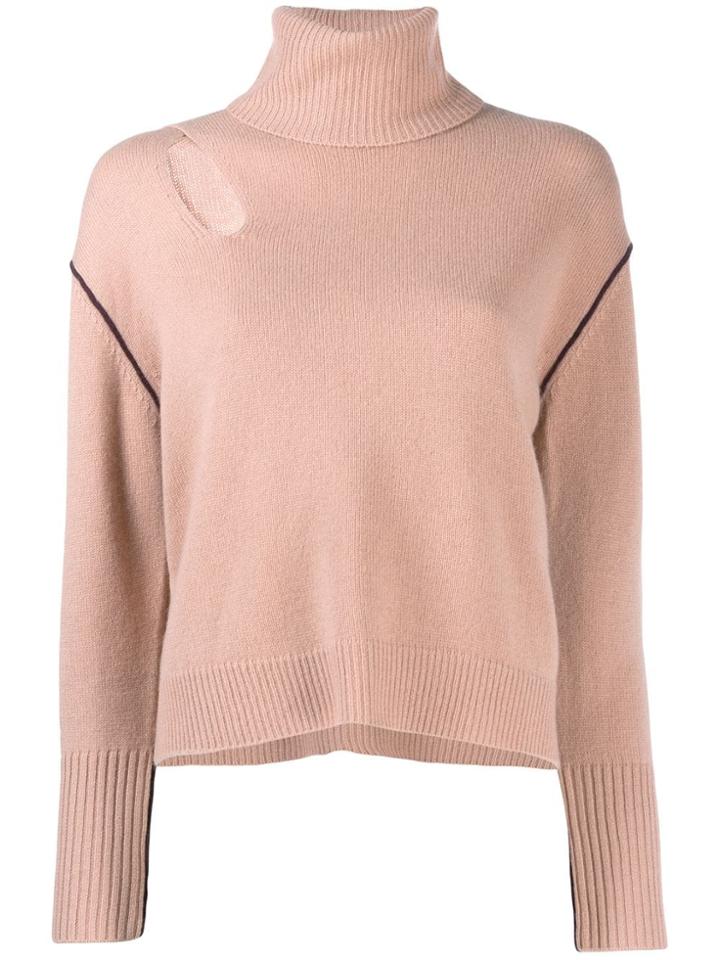 Pinko Keyhole Detail Jumper - Neutrals