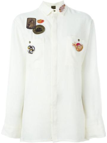 Mr & Mrs Italy Embroidered Detail Shirt