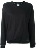 Puma Panelled Sweatshirt, Women's, Size: Medium, Black, Cotton/spandex/elastane