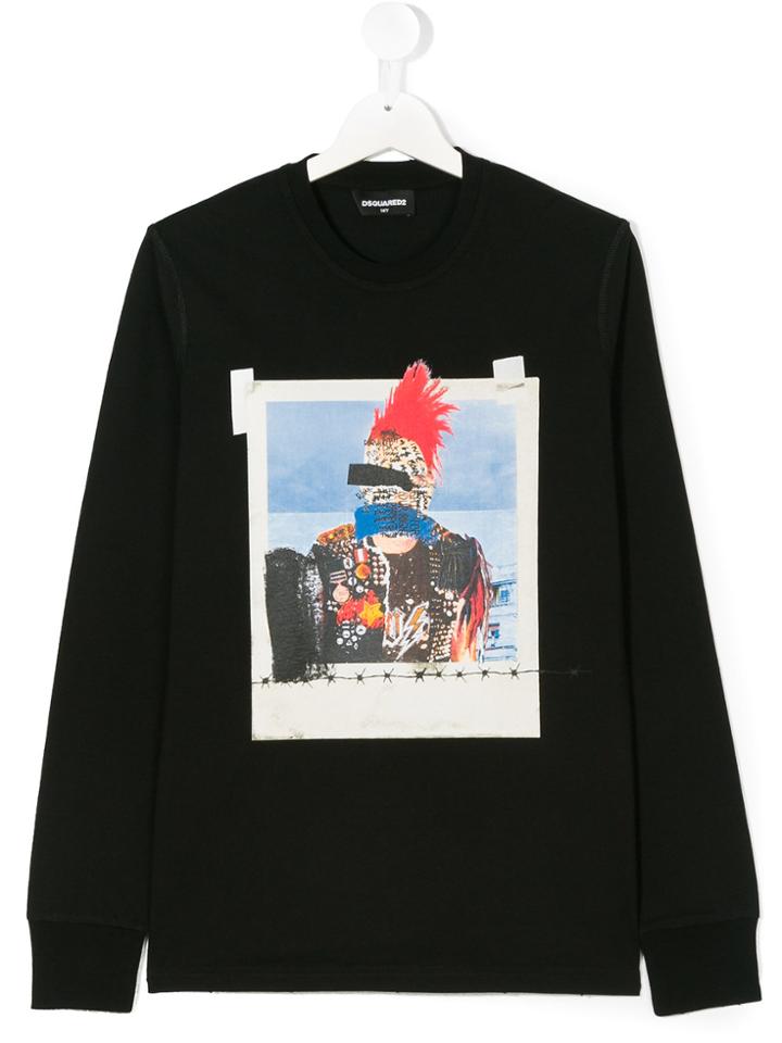 Dsquared2 Kids Printed Sweatshirt - Black