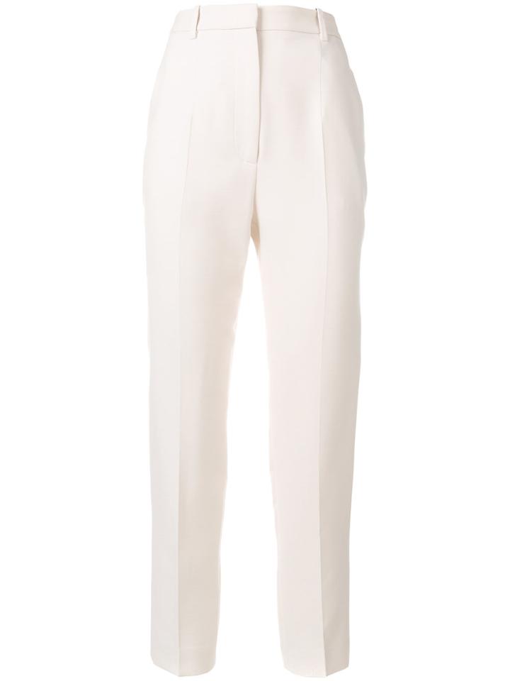Alexander Mcqueen Tailored Cropped Trousers - Nude & Neutrals