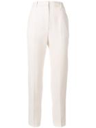 Alexander Mcqueen Tailored Cropped Trousers - Nude & Neutrals