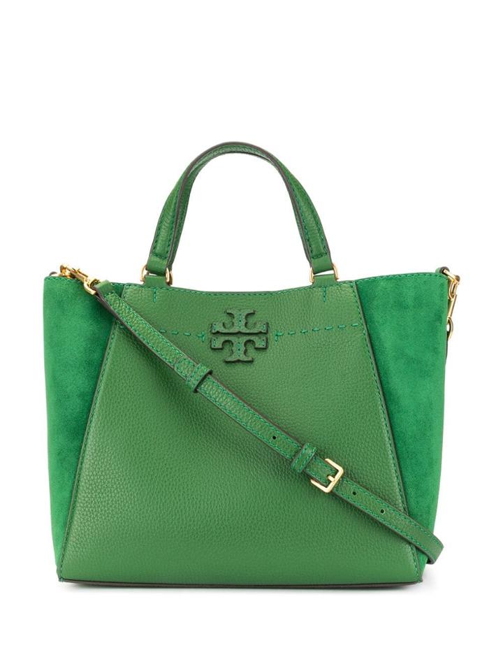 Tory Burch Mcgraw Tote Bag - Green