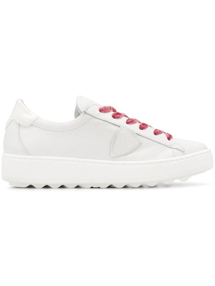 Philippe Model Low Top Chunky Trainers - White