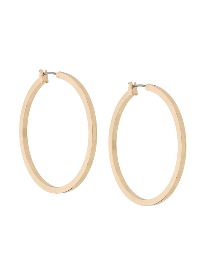 Coup De Coeur Hoop Earrings - Metallic