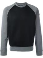 Armani Jeans Raglan Sleeve Sweatshirt, Men's, Size: Xl, Grey, Cotton/polyester