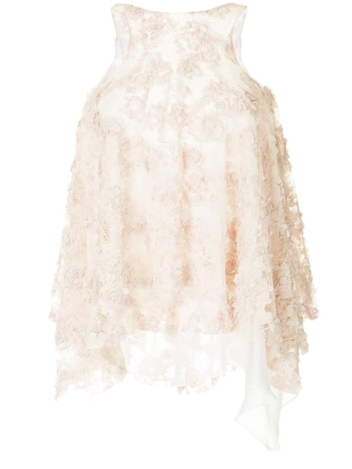 Maticevski Floral Lace Top - Pink
