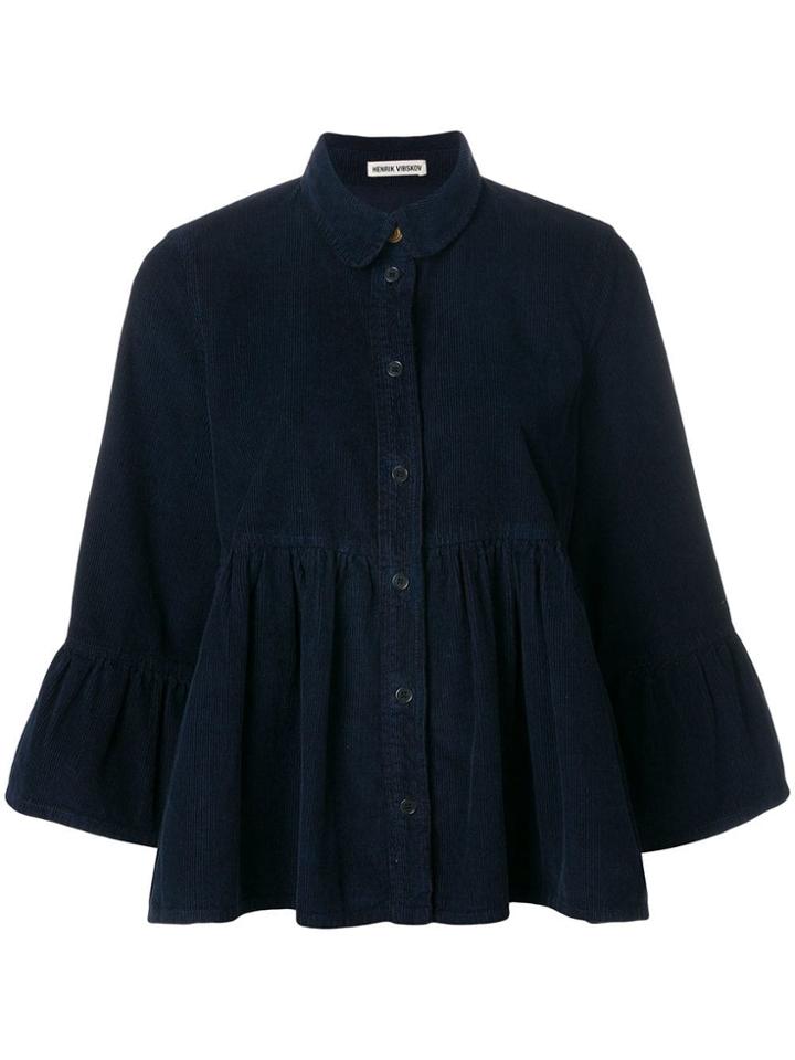 Henrik Vibskov Flared Shirt - Blue