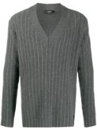 Fendi Regular Fit Pullover - Grey