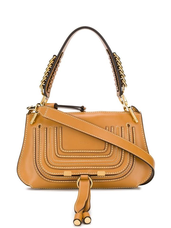 Chloé D-rings Shoulder Bag - Brown