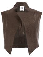 Aganovich Asymmetric Waistcoat - Black