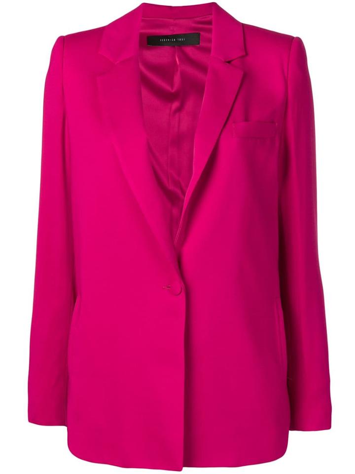Federica Tosi Single-breasted Blazer - Pink