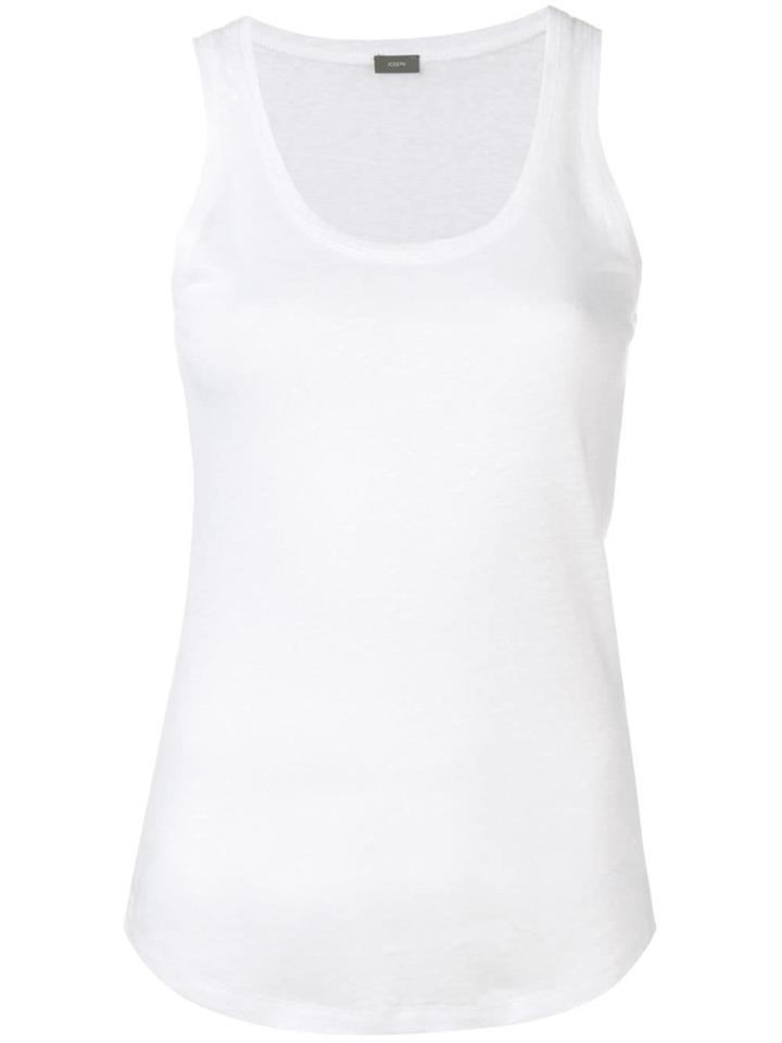 Joseph Round Neck Tank Top - White