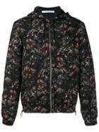 Givenchy Baboon Print Windbreaker Jacket, Men's, Size: 50, Black, Polyimide/polyester