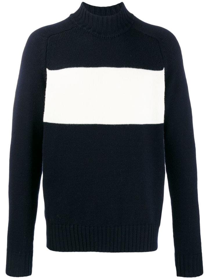 Woolrich Block Panel Jumper - Blue