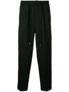 Monkey Time Tie-waist Relaxed Fit Track Pants - Black