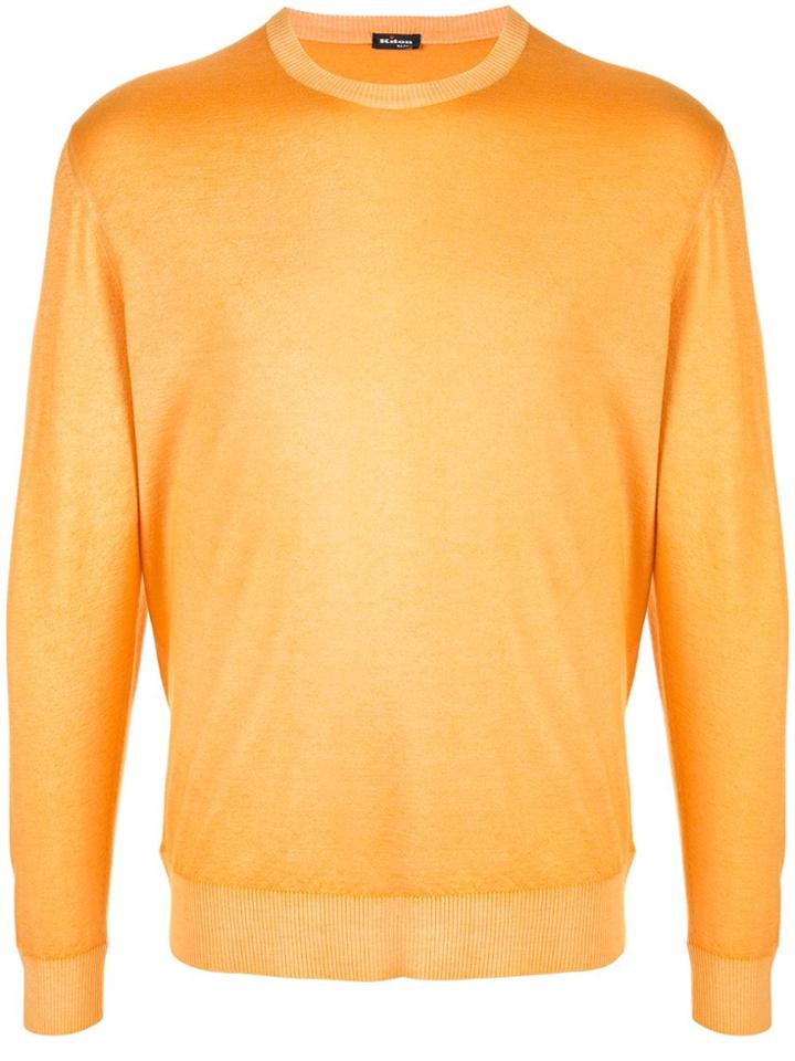Kiton Yellow Knit Sweater