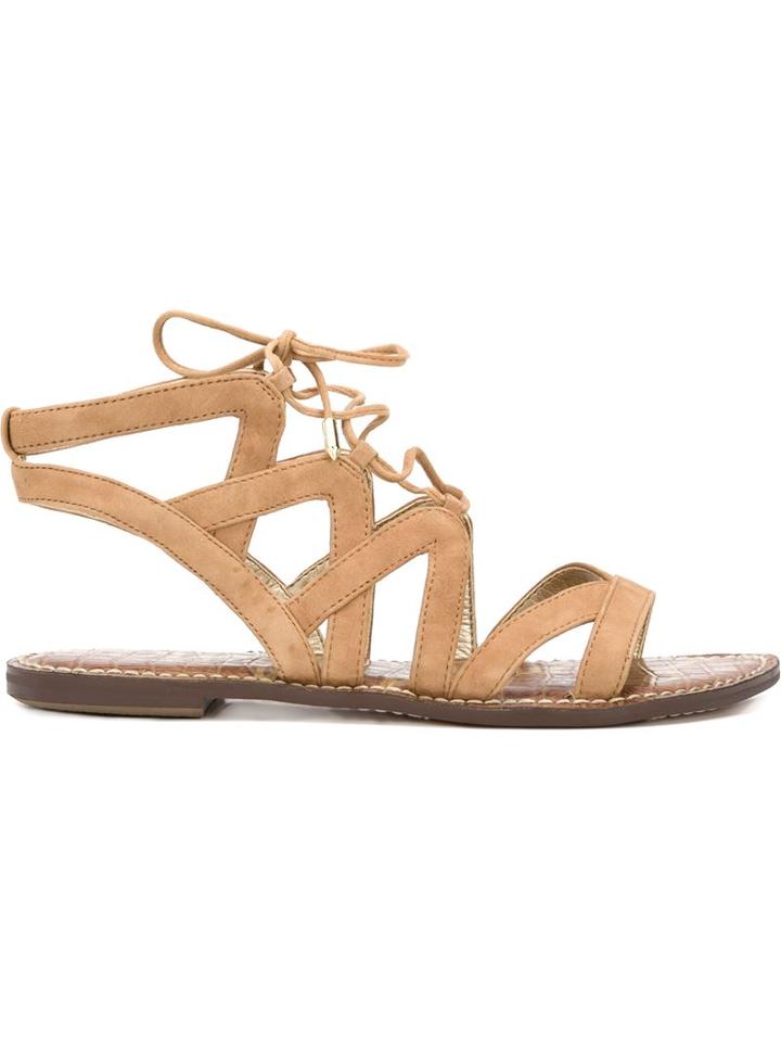 Sam Edelman Gemma Sandals, Women's, Size: 8.5, Nude/neutrals, Suede