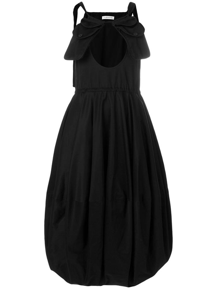Jw Anderson Utility Pocket Balloon Dress - Black