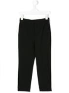 Dsquared2 Kids - Straight Leg Trousers - Kids - Spandex/elastane/virgin Wool - 12 Yrs, Black