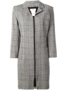 Yves Saint Laurent Vintage Checked Overcoat