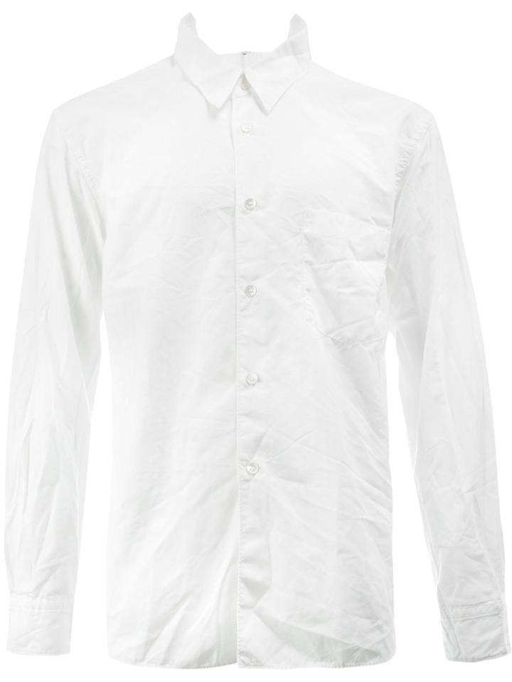 Comme Des Garçons Homme Plus Open Back Shirt - White