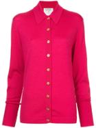 Chanel Vintage Classic Collar Buttoned Cardigan - Pink & Purple