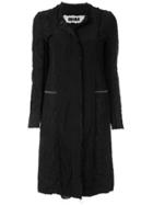 Uma Wang Deconstructed Midi Coat - Black