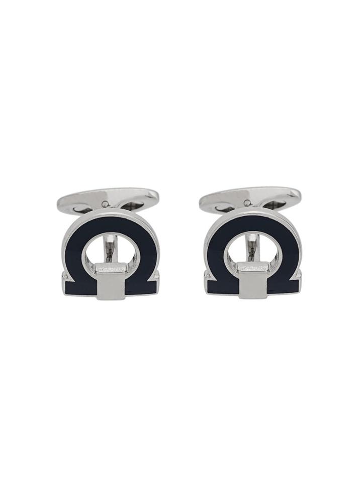 Salvatore Ferragamo Gancini Cufflink - Silver