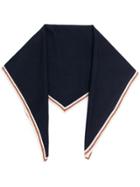 Ermenegildo Zegna Trimmed Bandana Scarf - Blue
