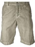 Massimo Alba Corduroy Shorts, Men's, Size: 48, Grey, Cotton