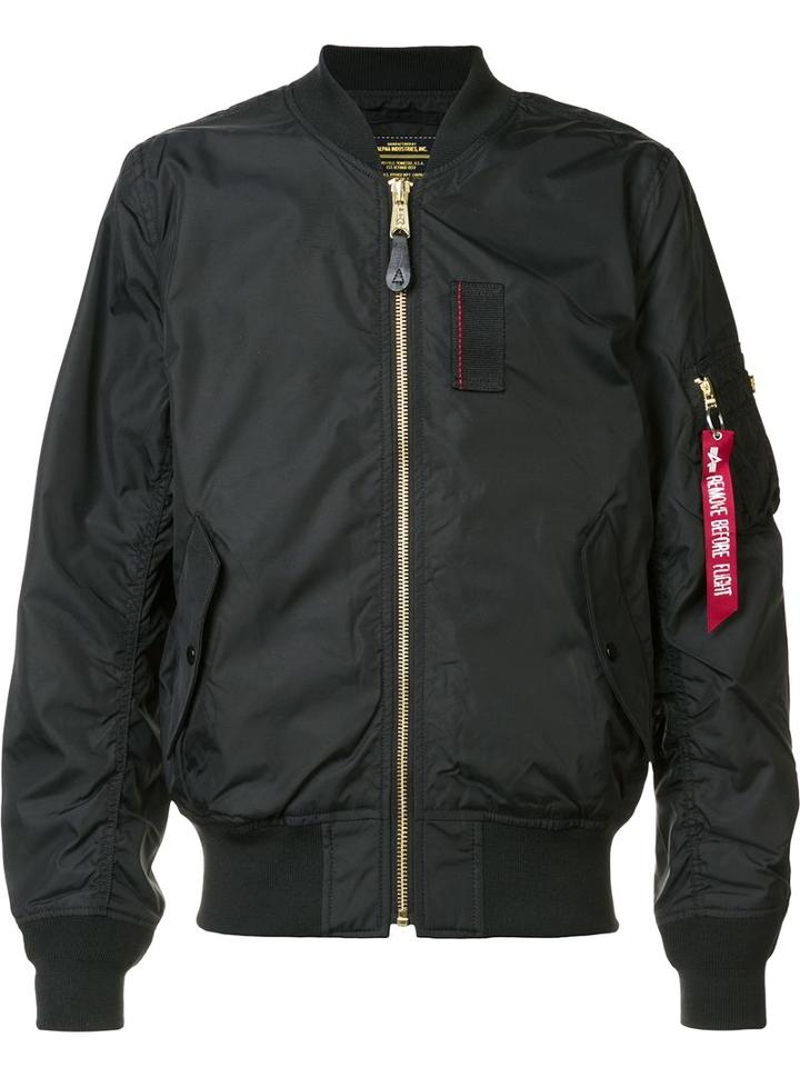 Alpha Industries 'skymaster' Jacket, Adult Unisex, Size: Small, Black, Nylon/polyester