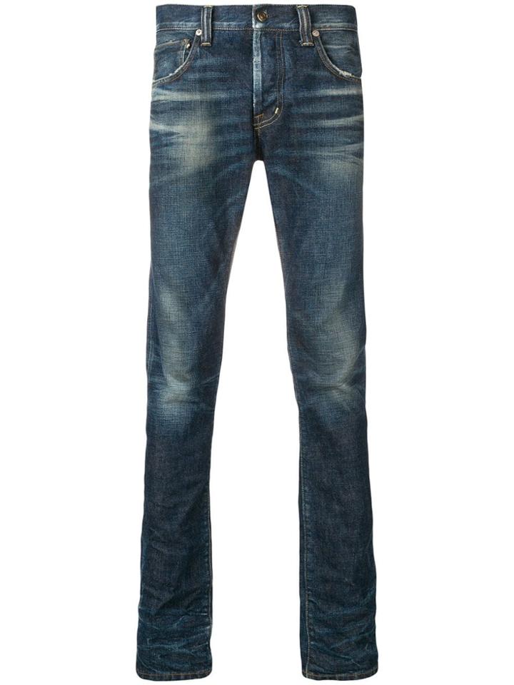 Alanui Stonewashed Blue Jeans