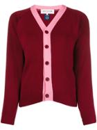 Comme Des Garçons Girl Button Up Cardigan - Red