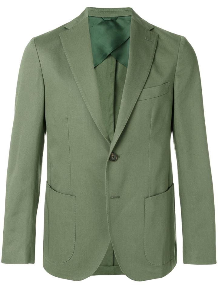 Doppiaa Patch Pocket Blazer - Green