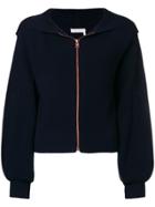 See By Chloé Crochet Embroidered Hoody - Blue