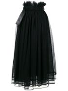 Comme Des Garçons Noir Kei Ninomiya Long Tulle Skirt - Black