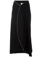 Comme Des Garçons Pre-owned Zip Detail Skirt - Black