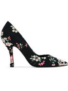 Reinaldo Lourenço Floral Print Pumps - Black