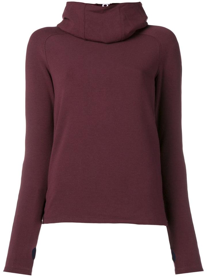 Paco Rabanne Bodyline Hoodie Top - Red