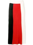 Cashmere In Love Colour Block Skirt - Black