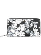 Givenchy Floral Zipped Wallet - Black