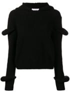 Jw Anderson Rib Knit Jumper - Black